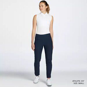 Lady Hagen | Pull-On Golf Pants w Tummy Control Panel | Dark Navy | Small